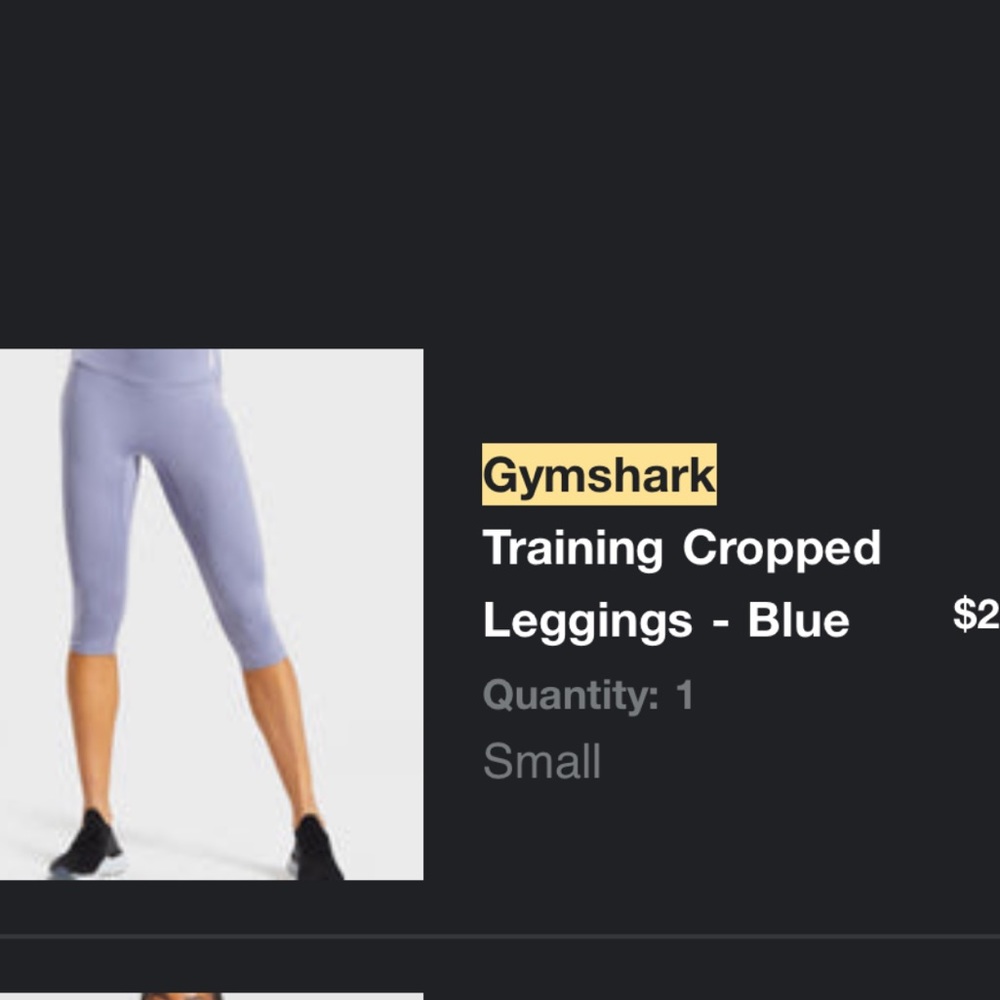 Purple/ Blue Gymshark leggings
